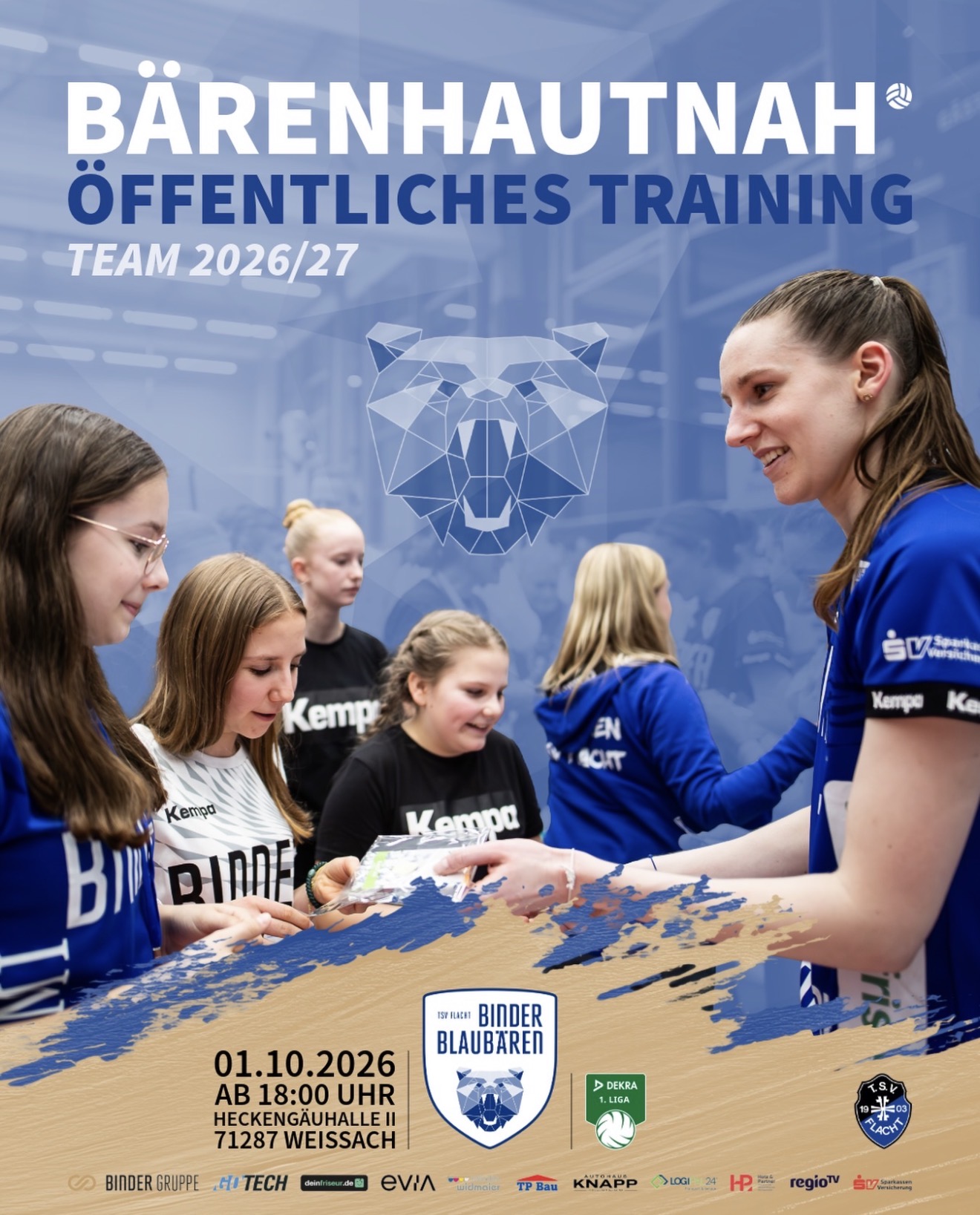 BÄRENHAUTNAH – ÖFFENTLICHES TRAINING & MORE 🖤💙